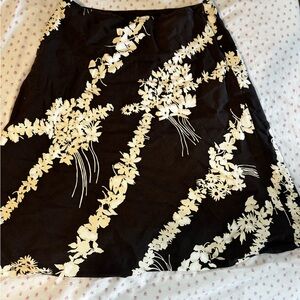 Ann Taylor midi floral skirt